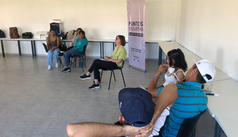 Taller en Reconquista con jóvenes que transitan el egreso del Sistema de Protección 